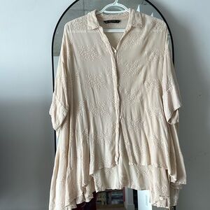Zara beige top